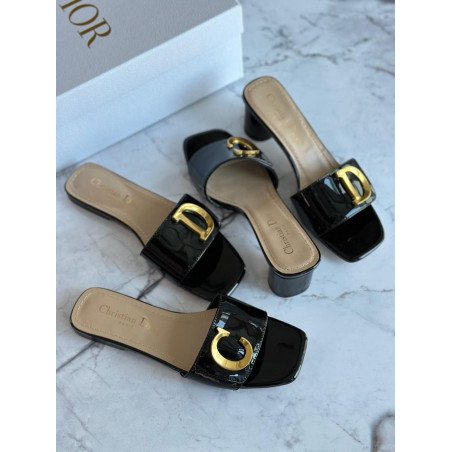 Christian Dior Heeled Slide Sandal