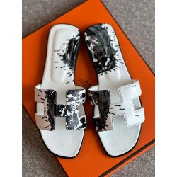 Hermes Leather Oran Sandal Ladies