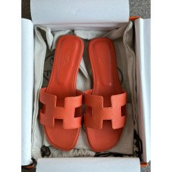 Hermes Leather Oran Sandal Ladies