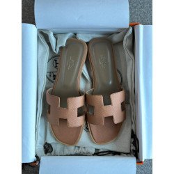 Hermes Leather Oran Sandal Ladies