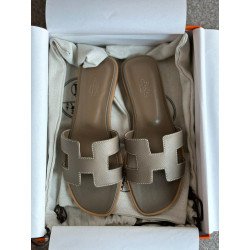 Hermes Leather Oran Sandal Ladies