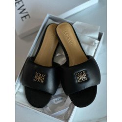 Loewe Anagram Padded Leather Sandals