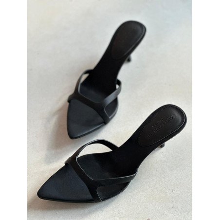 Saint Laurent Carla Leather Mules