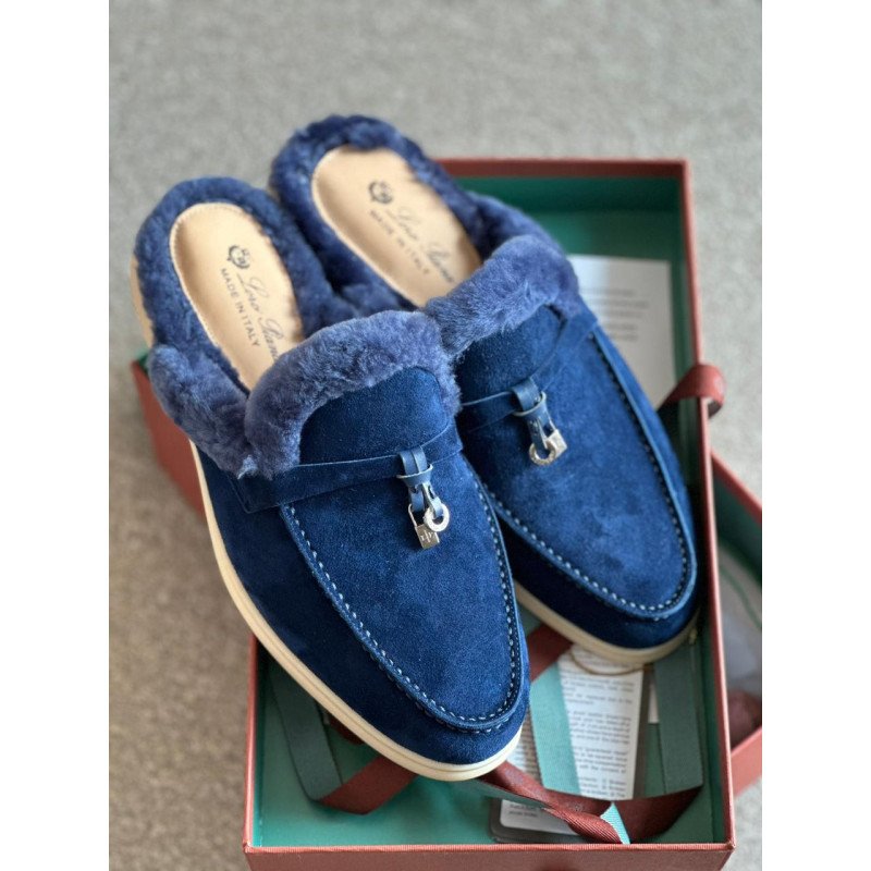 Loro Piana Fur Loafers