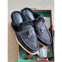 Loro Piana Fur Loafers