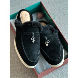 Loro Piana Fur Loafers