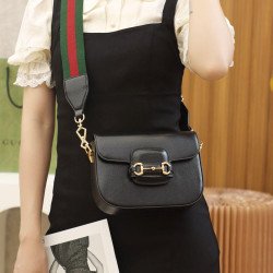 Gucci Horsebit Leather Bag